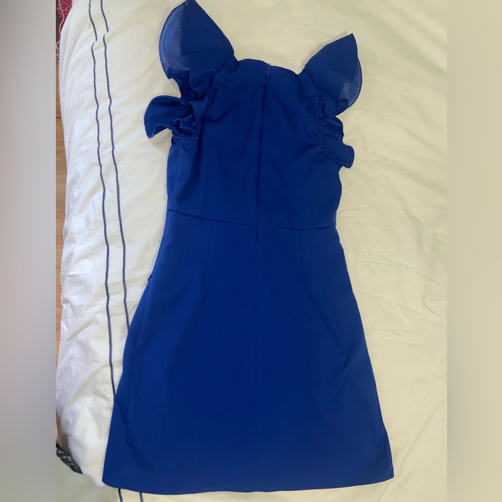 TCEC Royal Blue Ruffle Dress - Picture 5 of 5